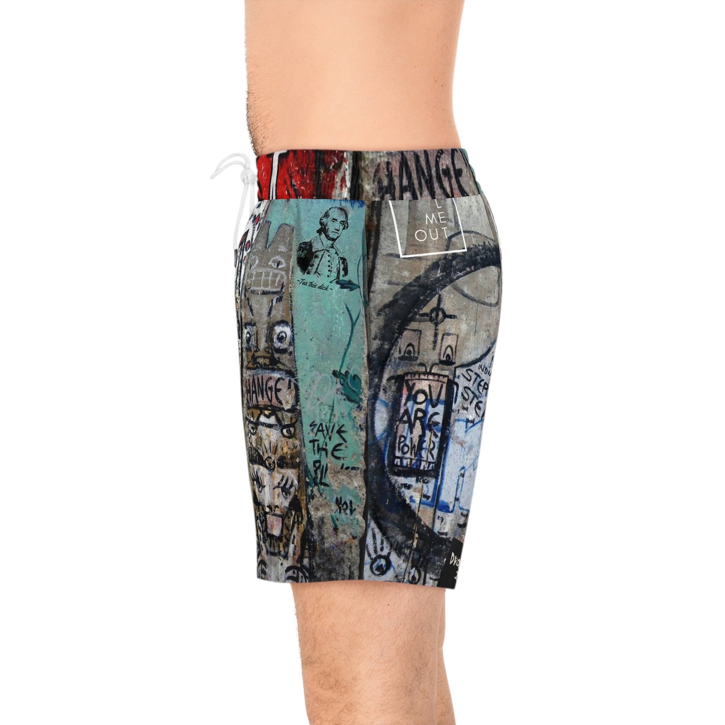 Let Me Out Act Up Mid-Length Swim Shorts