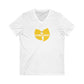 Hip Hop Vibes Unisex V-Neck Tee - Pool-Tang Clan Design