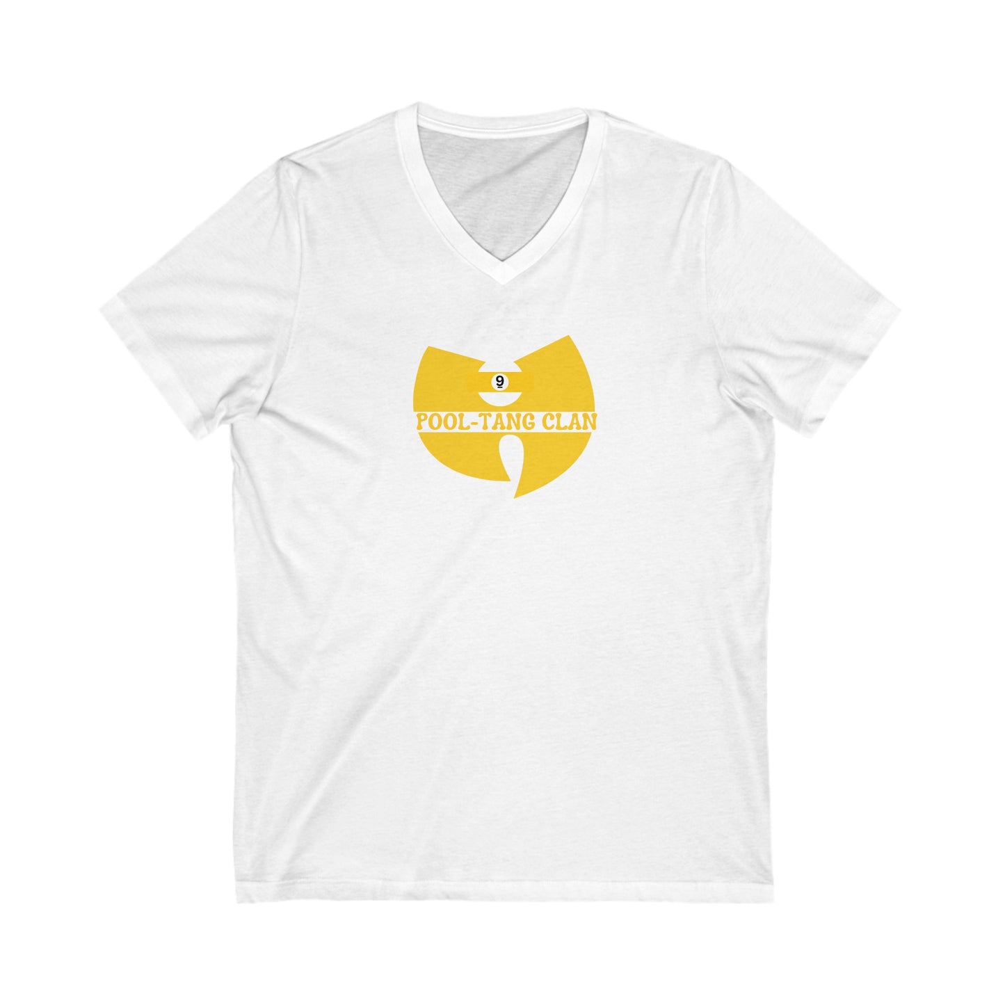 Hip Hop Vibes Unisex V-Neck Tee - Pool-Tang Clan Design