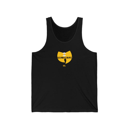 Pool-Tang Clan Unisex Jersey Tank - Retro Fun Tank Top for Pool Lovers