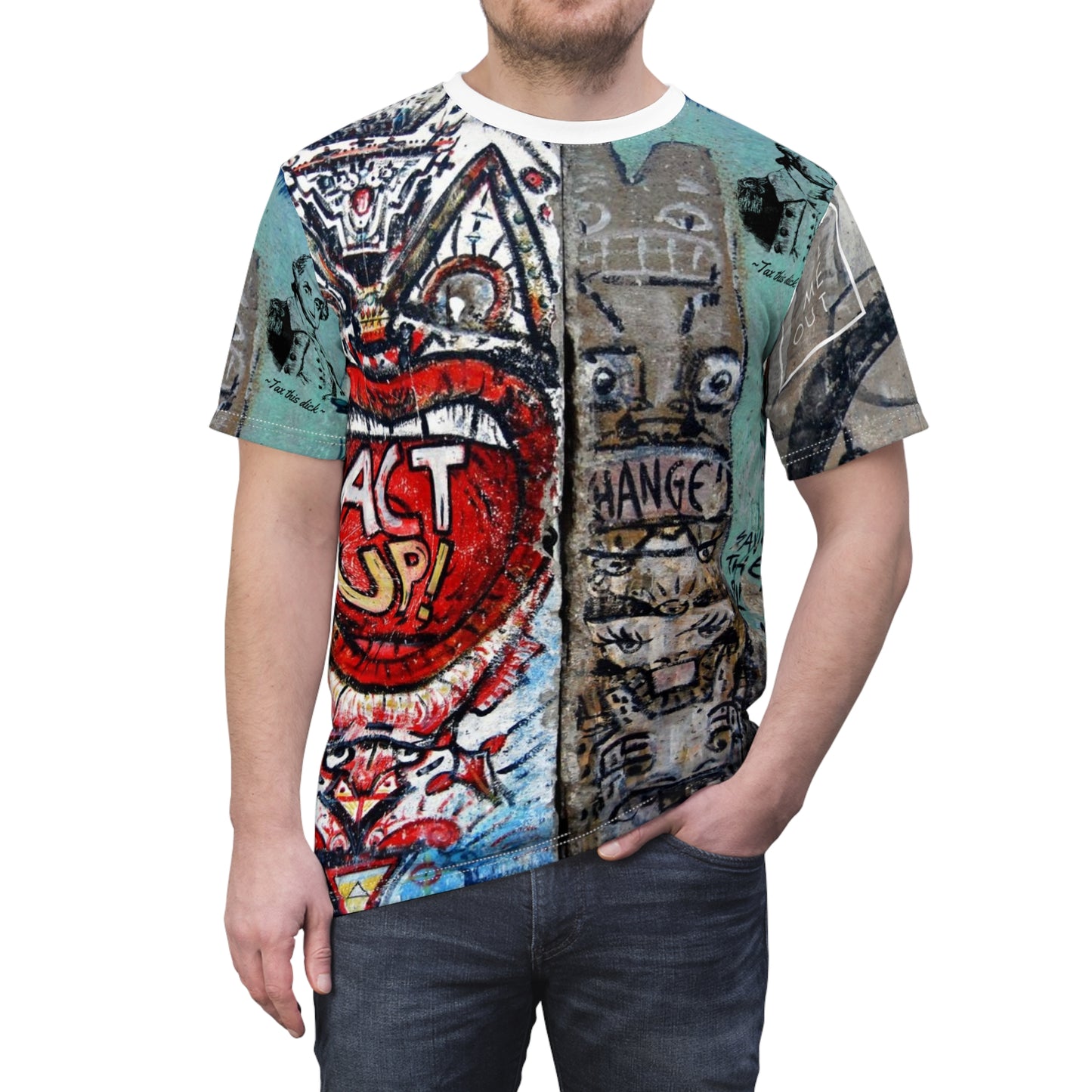 Let me out Act Up! Berlin Wall Tee