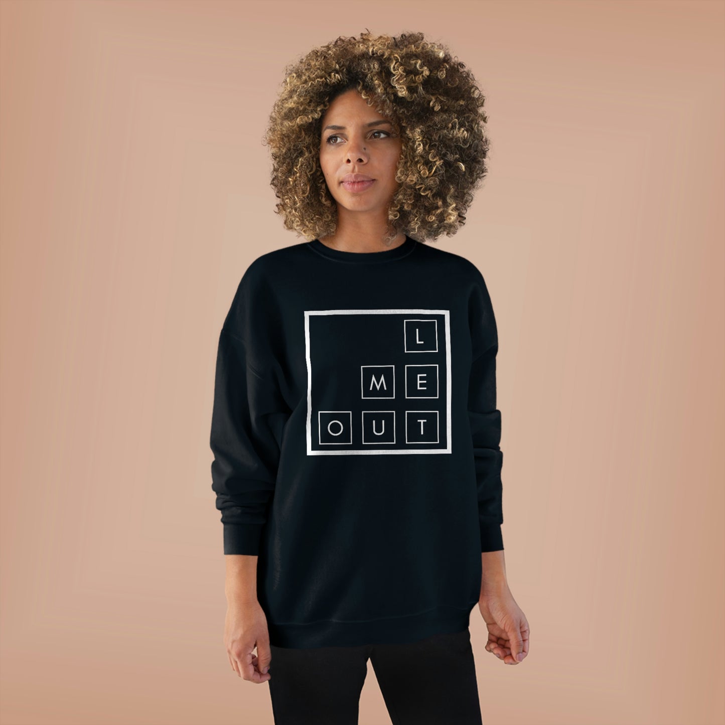 Let Me Out Blocks Crew Neck Sweater