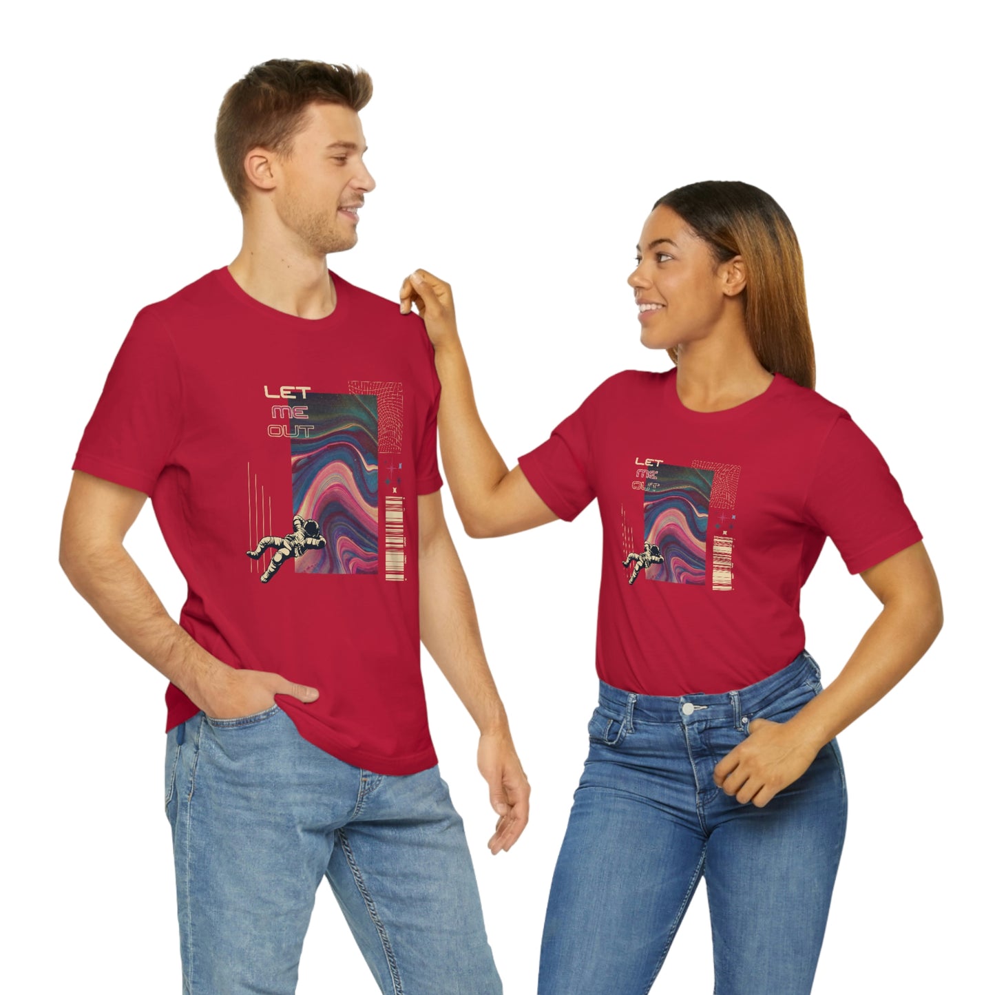 Let Me Out Retro-Space Short Sleeve Tee