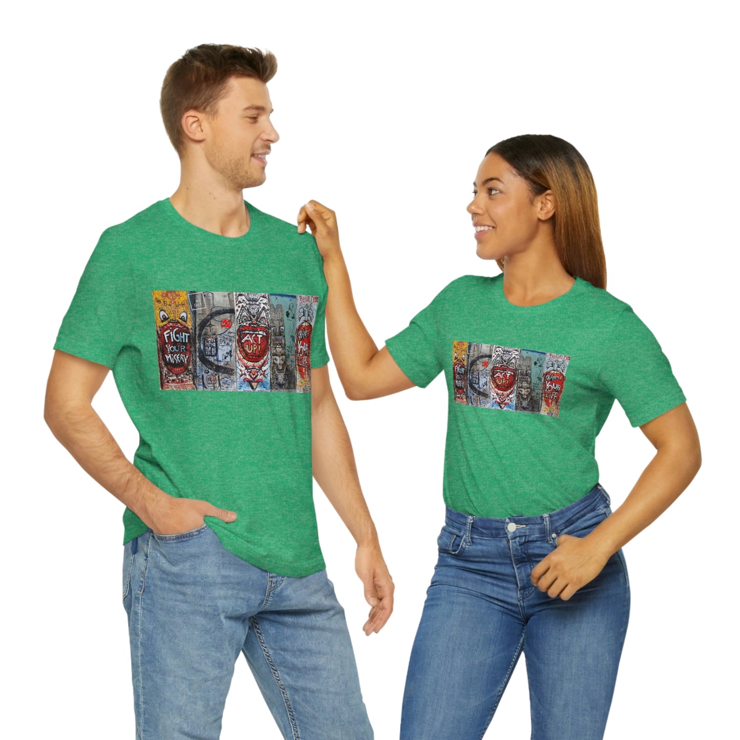 Let Me Out Act up happily Short Sleeve Tee