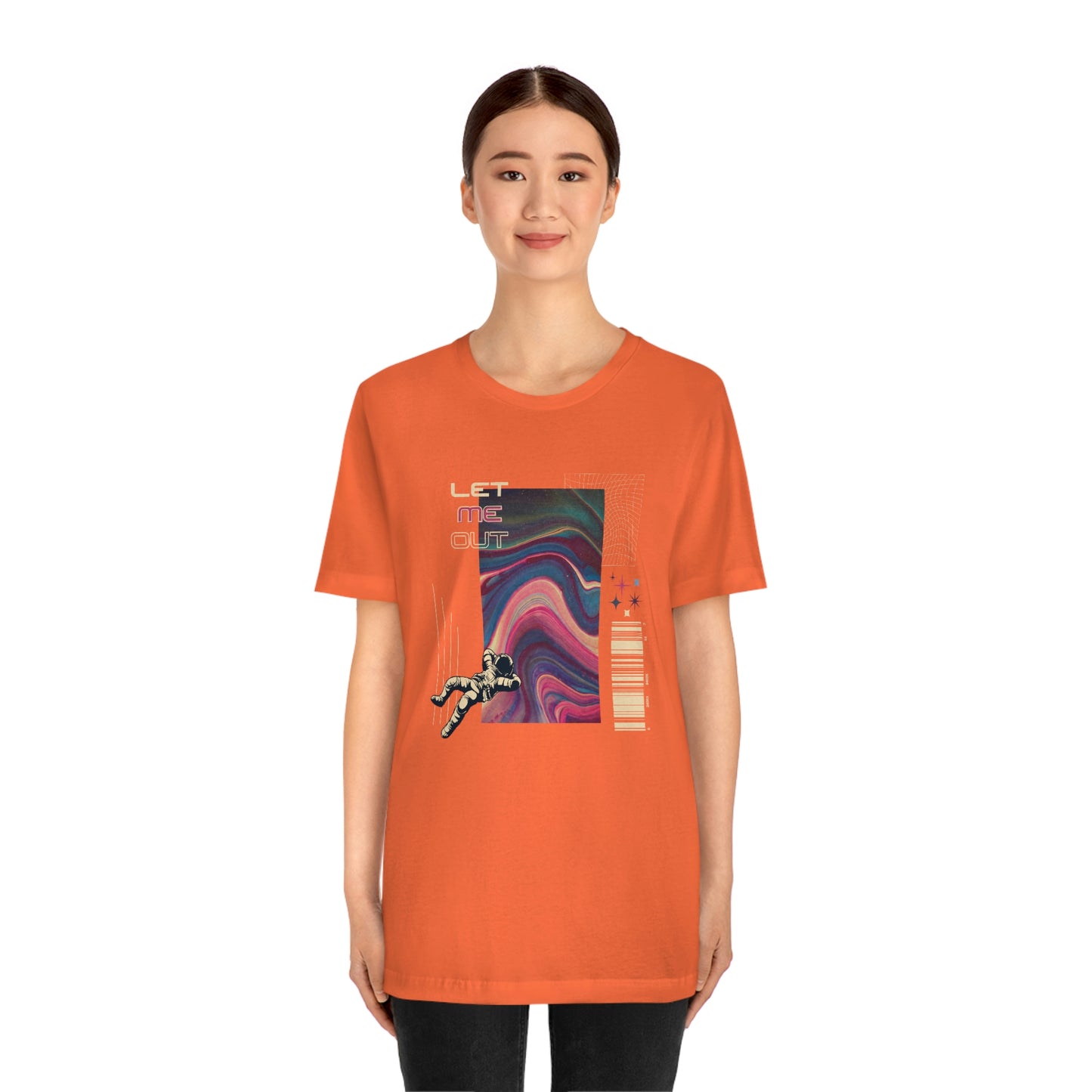 Let Me Out Retro-Space Short Sleeve Tee
