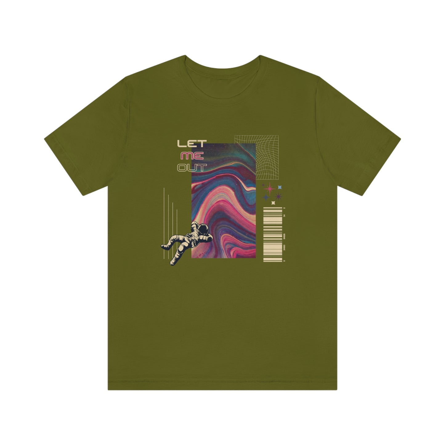 Let Me Out Retro-Space Short Sleeve Tee
