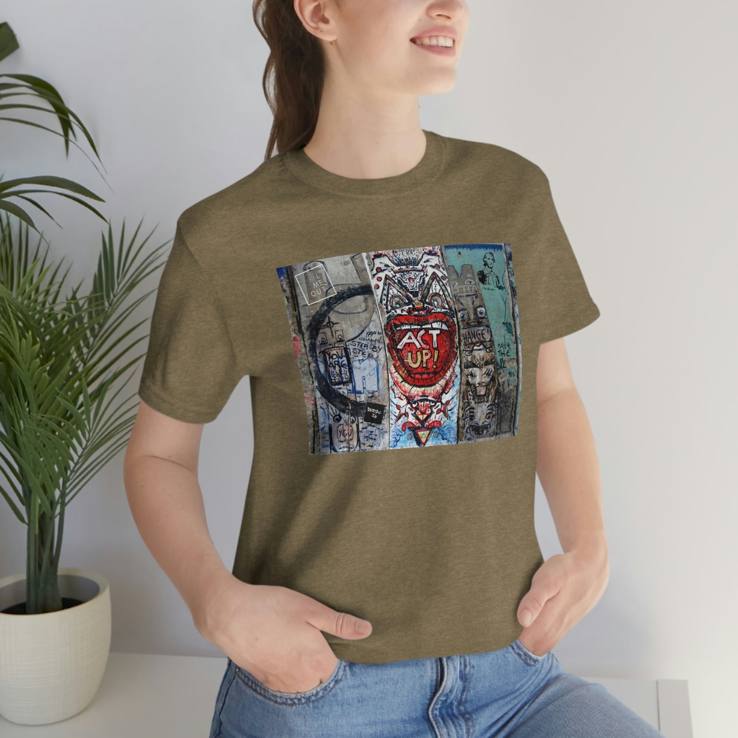Act Up! Berlin Wall Graffiti Tee