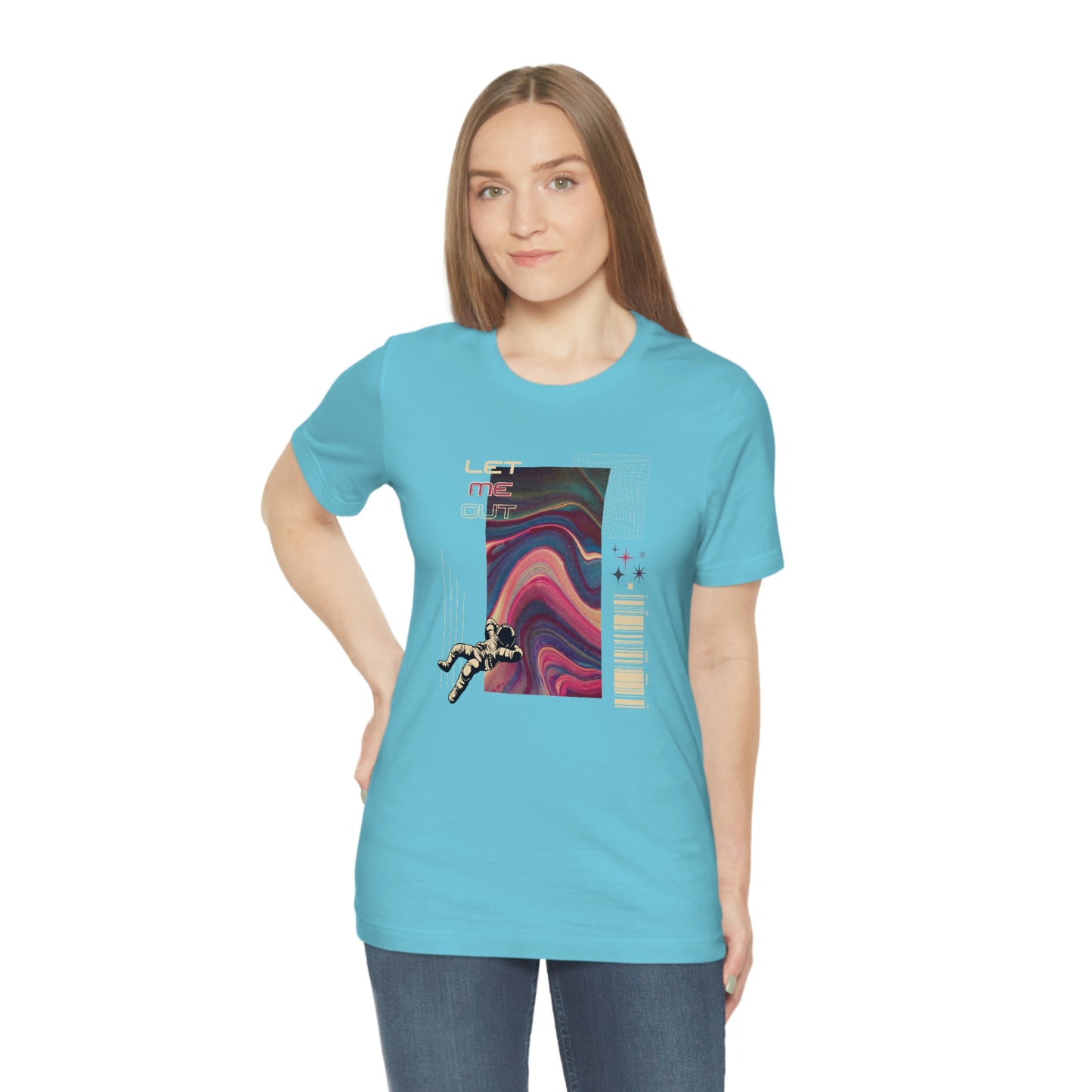 Let Me Out Retro-Space Short Sleeve Tee