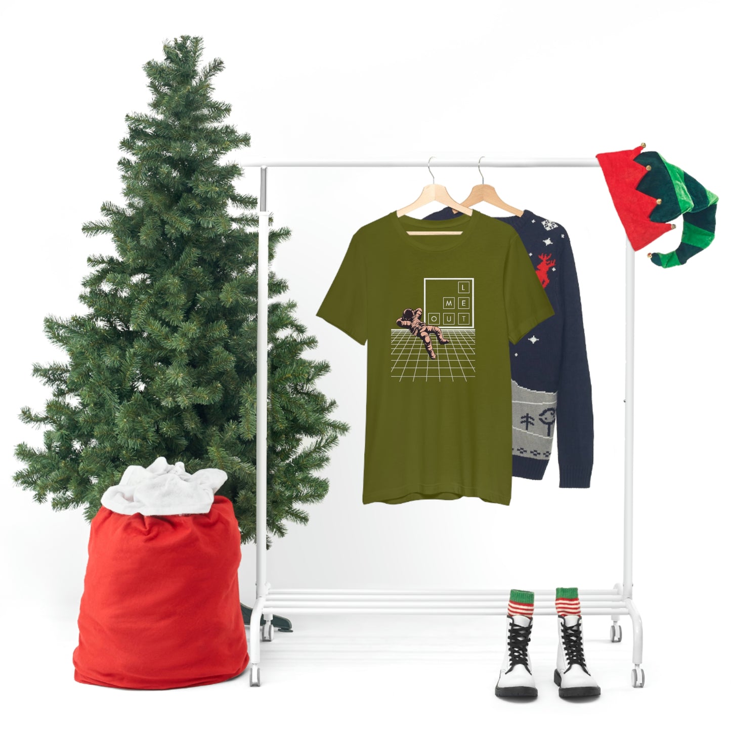 Let me WAY out short sleeve tee