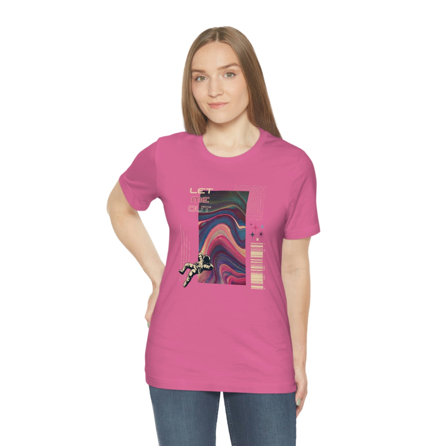 Let Me Out Retro-Space Short Sleeve Tee