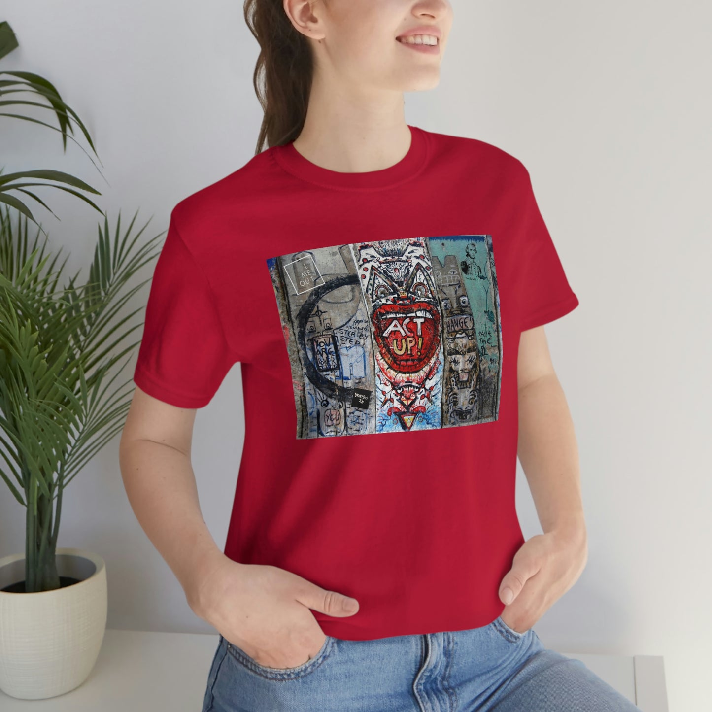 Act Up! Berlin Wall Graffiti Tee
