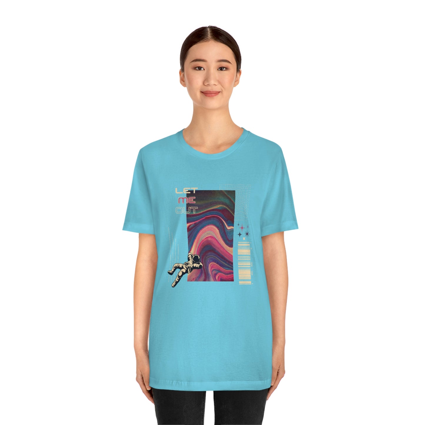 Let Me Out Retro-Space Short Sleeve Tee