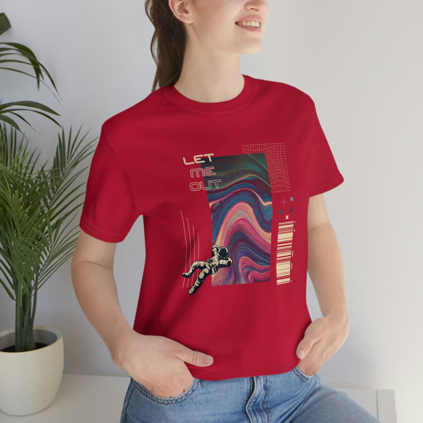 Let Me Out Retro-Space Short Sleeve Tee