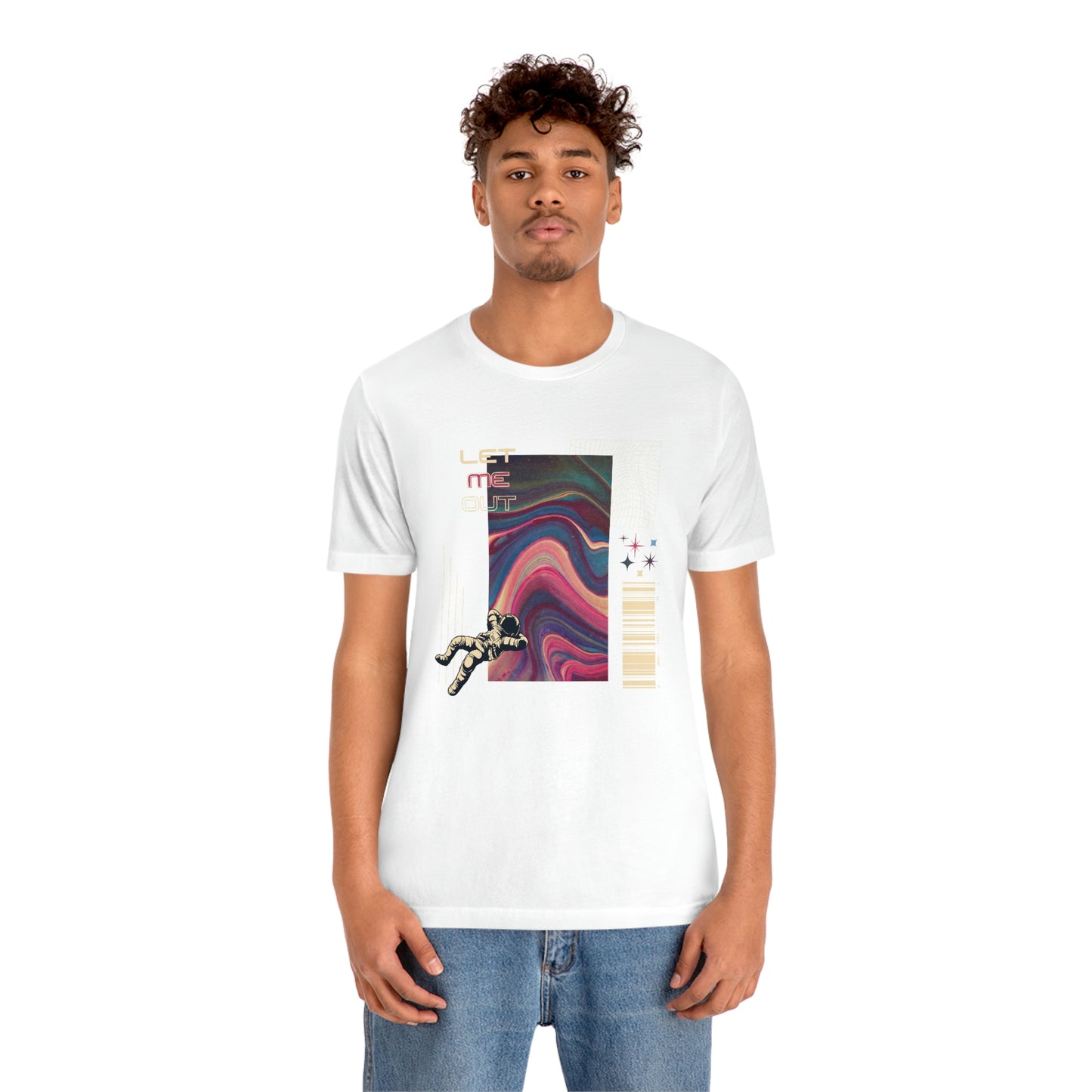 Let Me Out Retro-Space Short Sleeve Tee