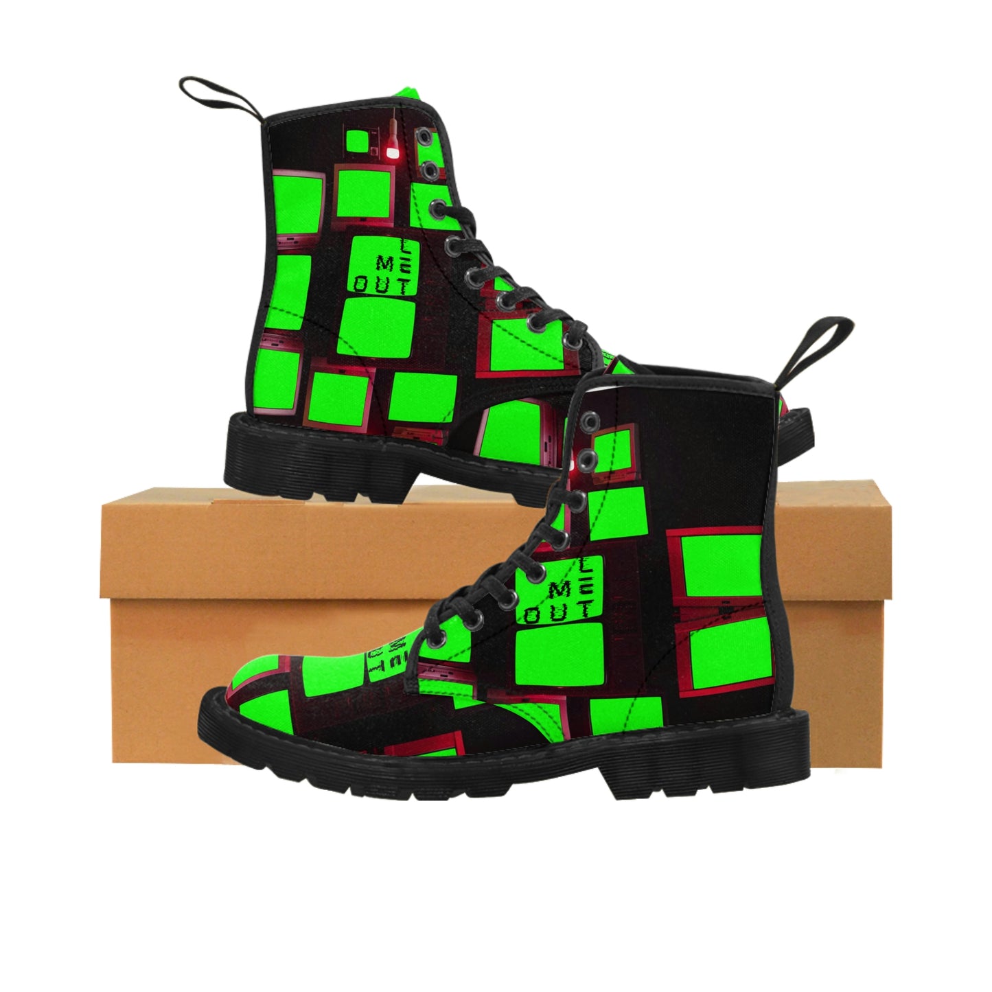 Let Me Out TV's Canvas Boots