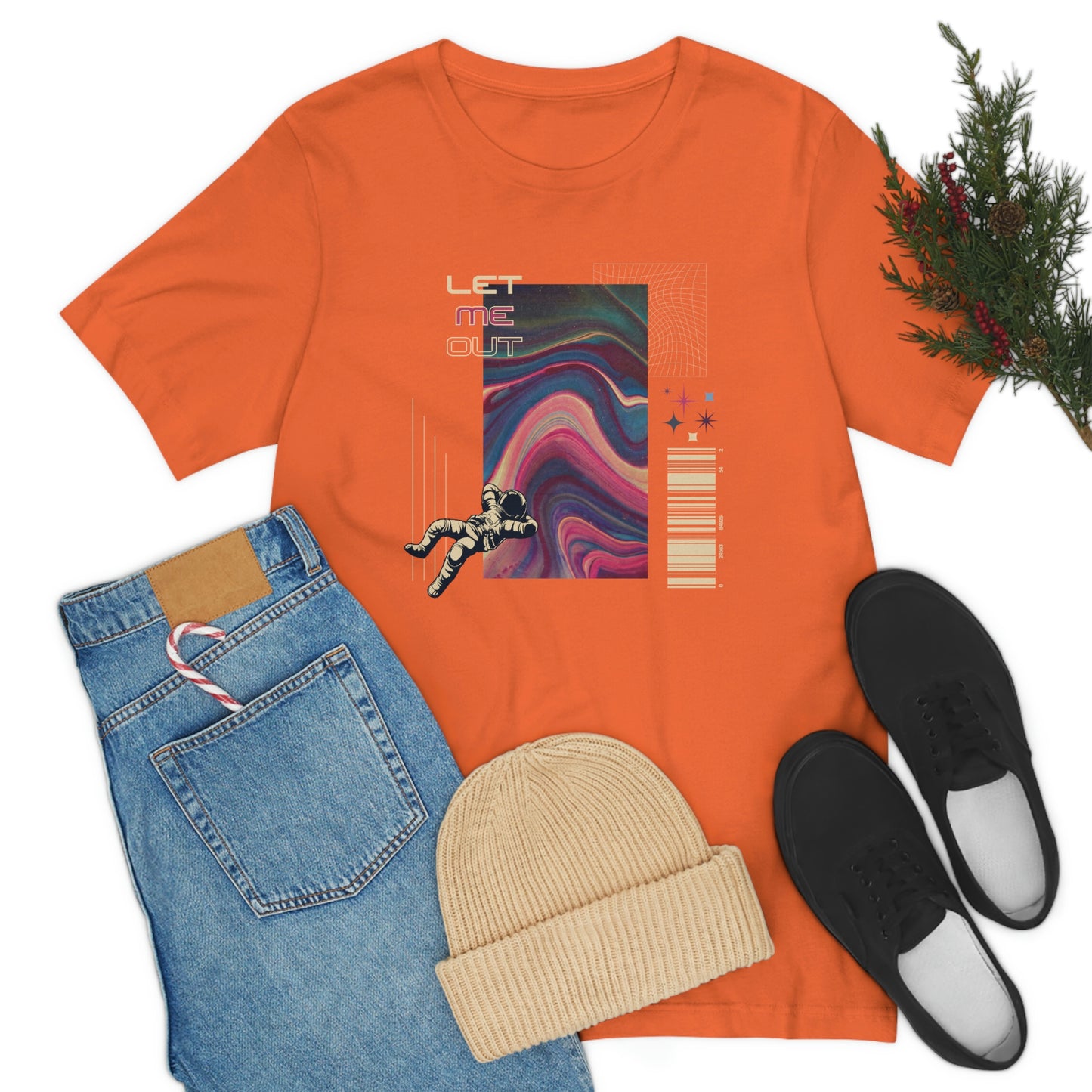 Let Me Out Retro-Space Short Sleeve Tee