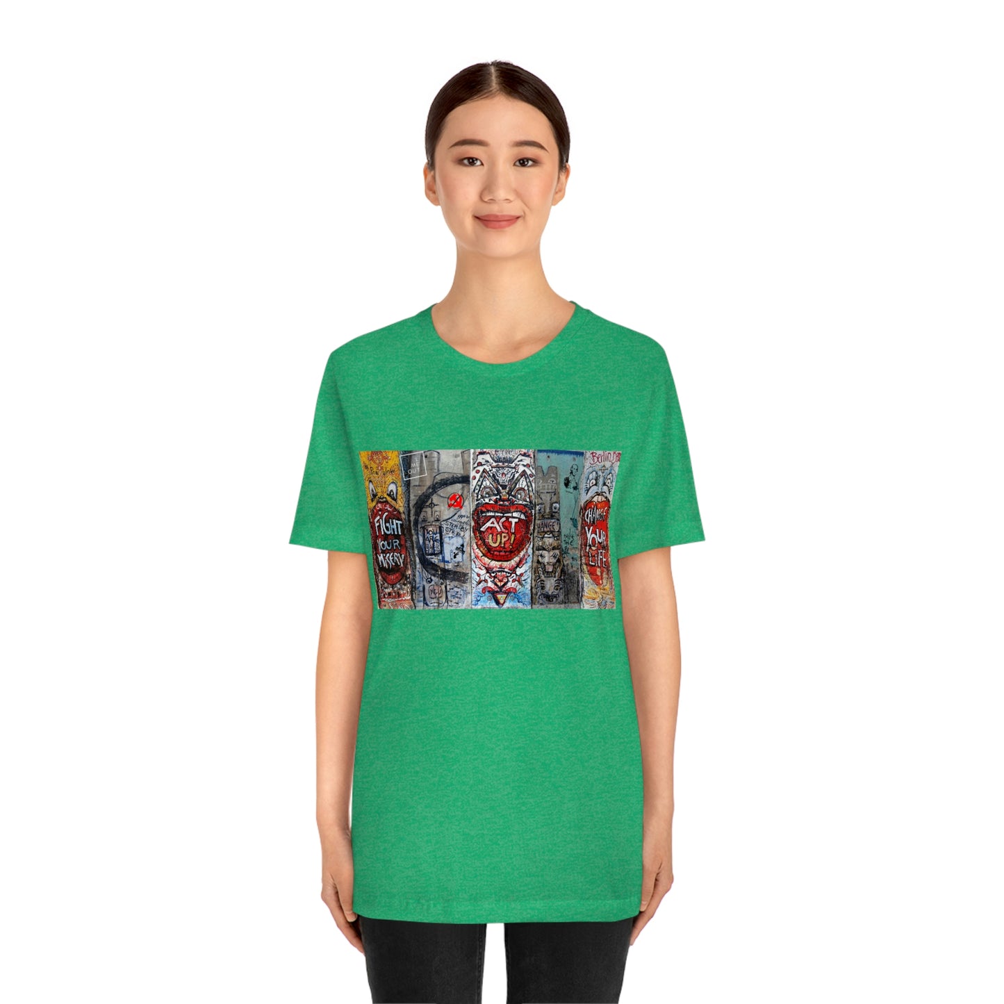 Let Me Out Act up happily Short Sleeve Tee