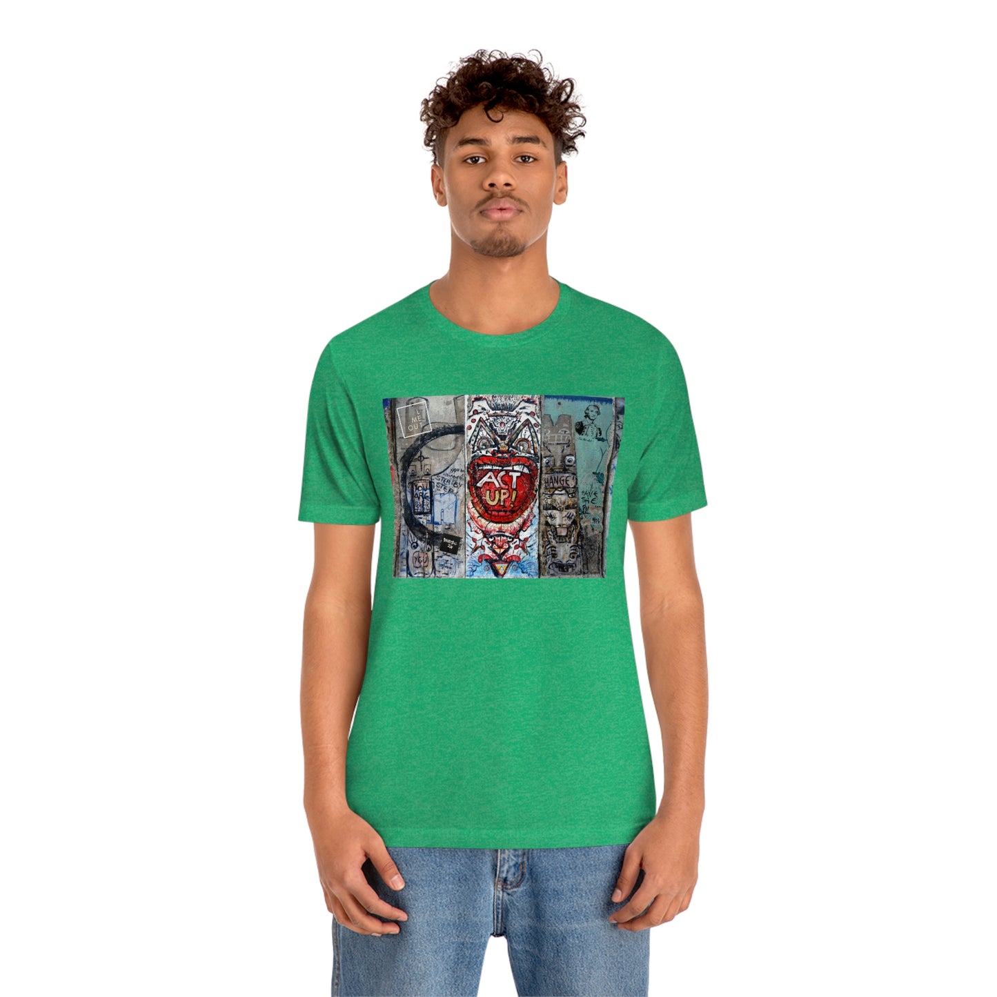 Act Up! Berlin Wall Graffiti Tee