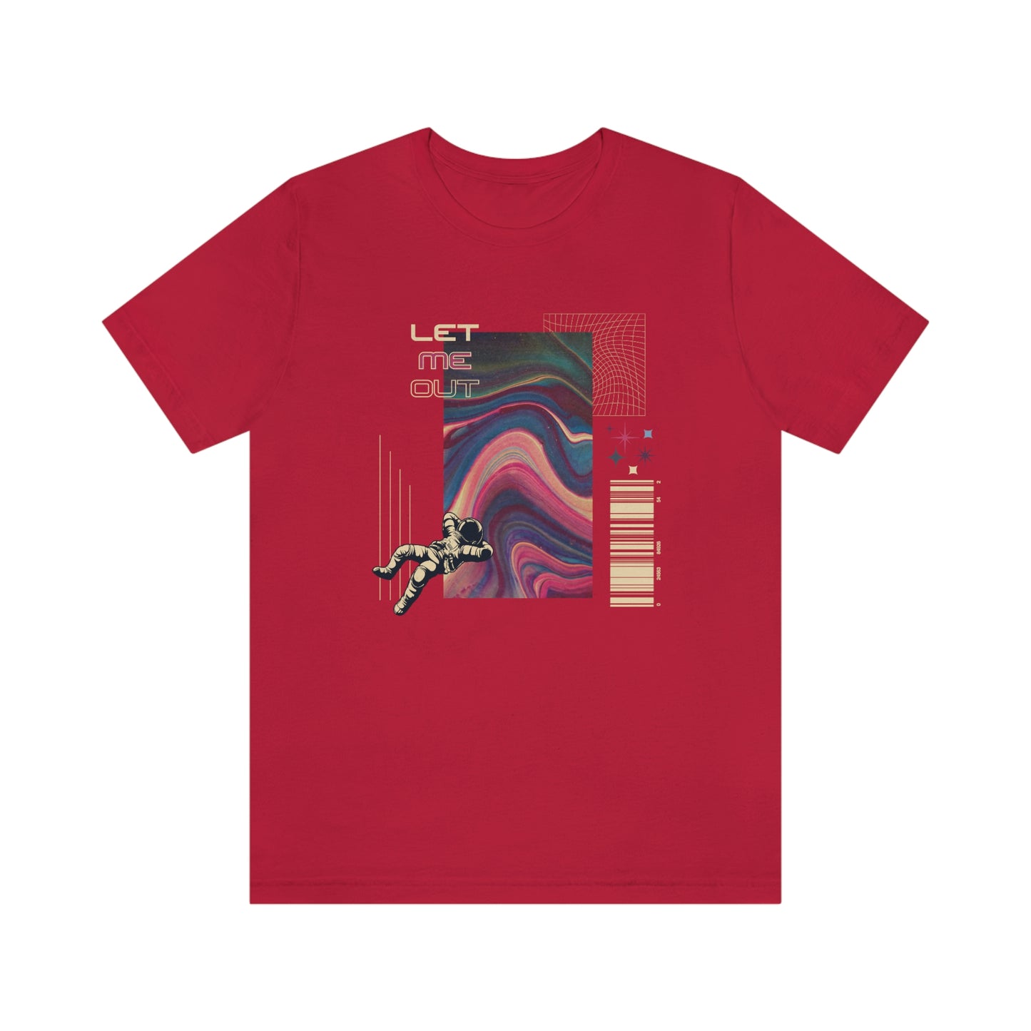 Let Me Out Retro-Space Short Sleeve Tee