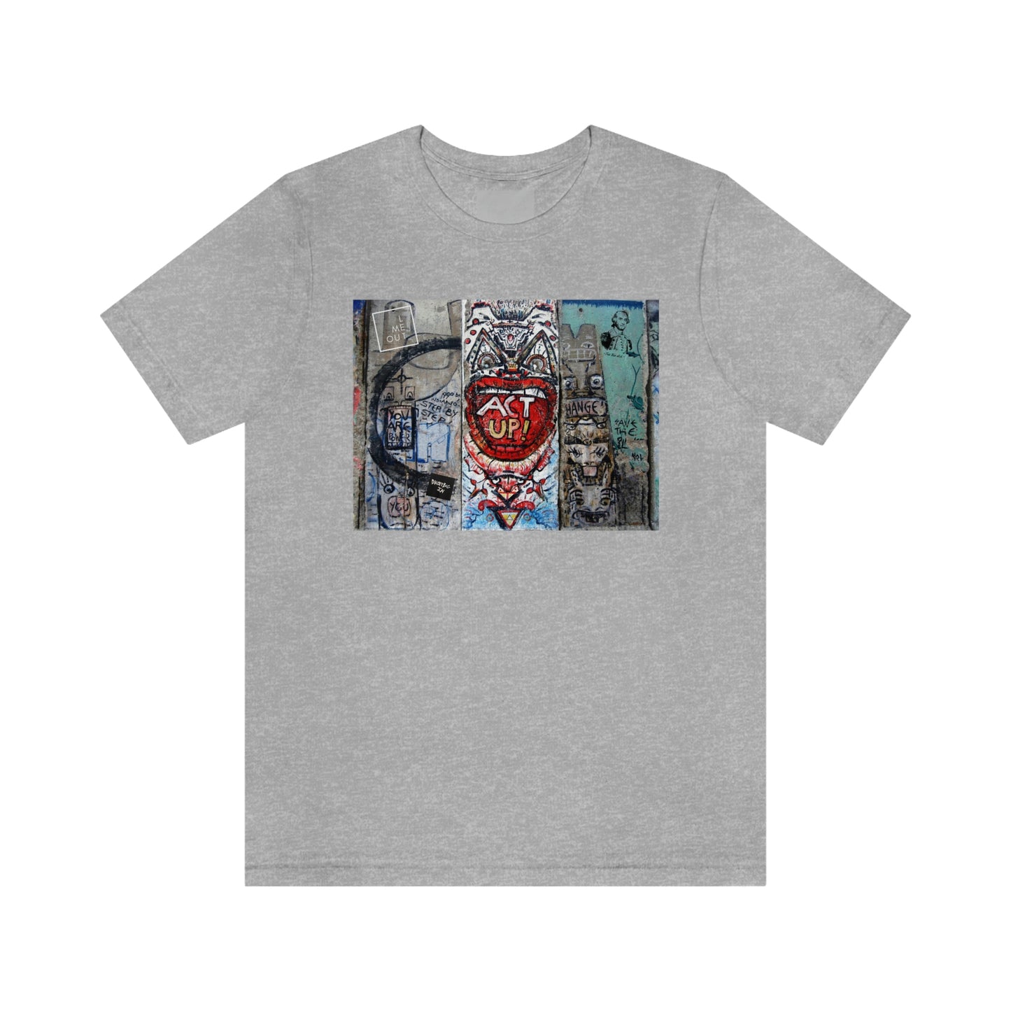 Act Up! Berlin Wall Graffiti Tee