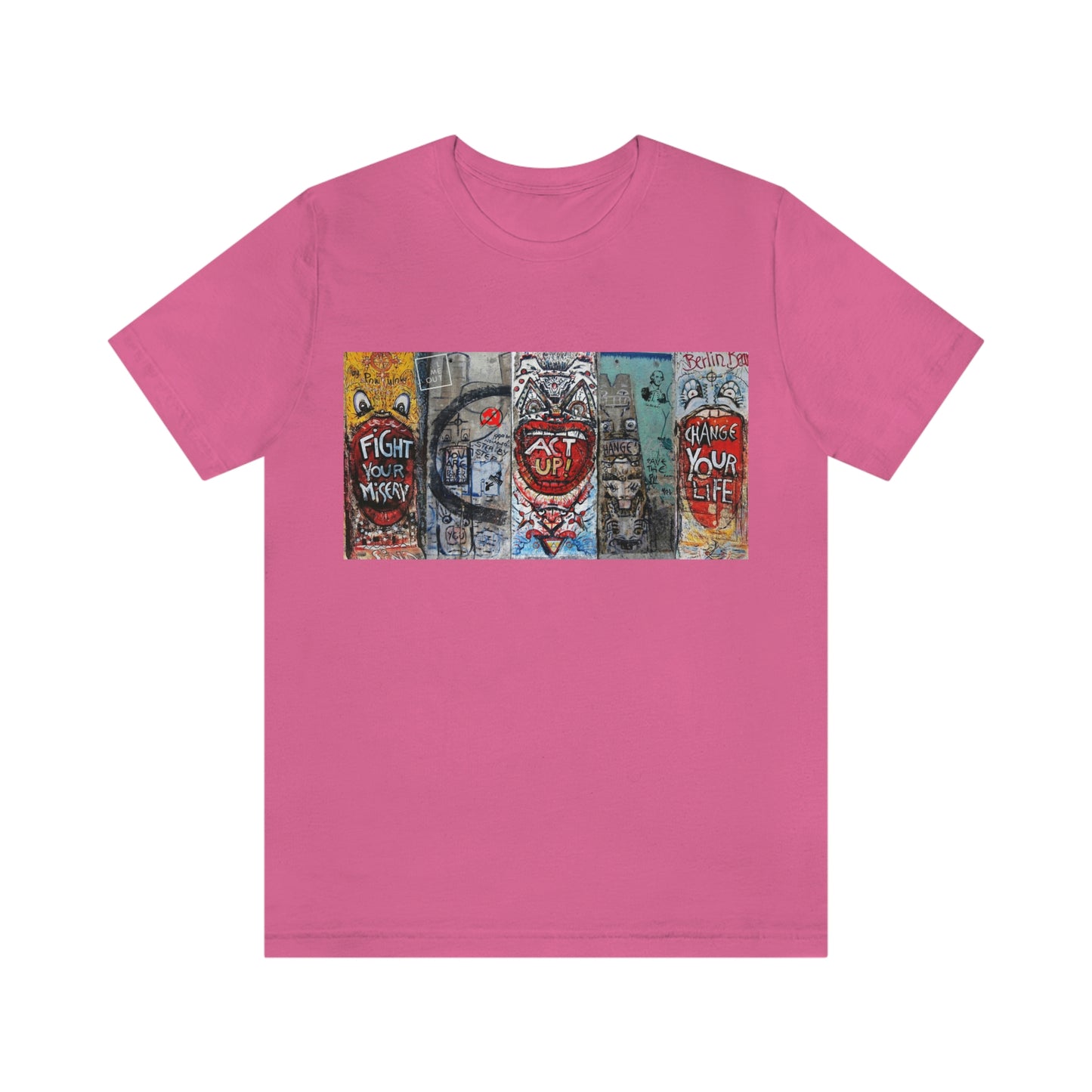 Let Me Out Act up happily Short Sleeve Tee