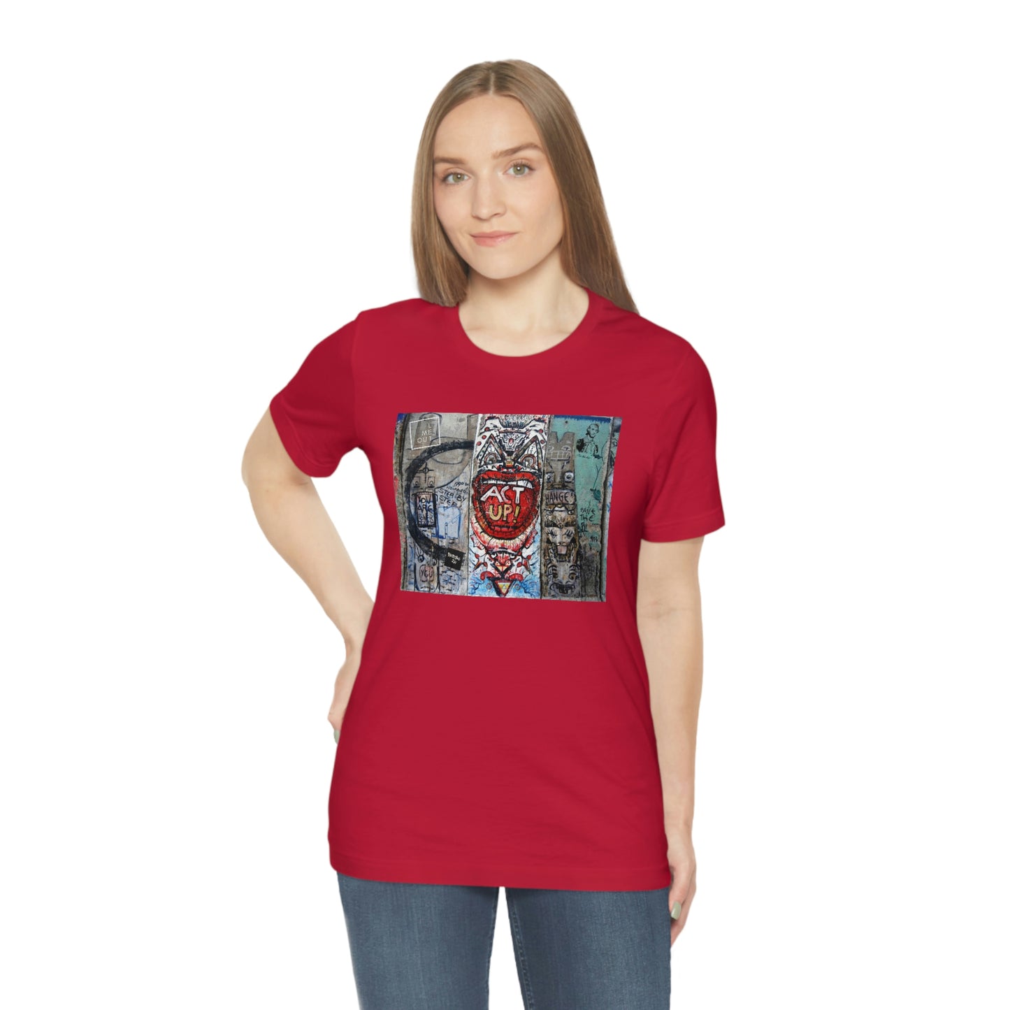 Act Up! Berlin Wall Graffiti Tee