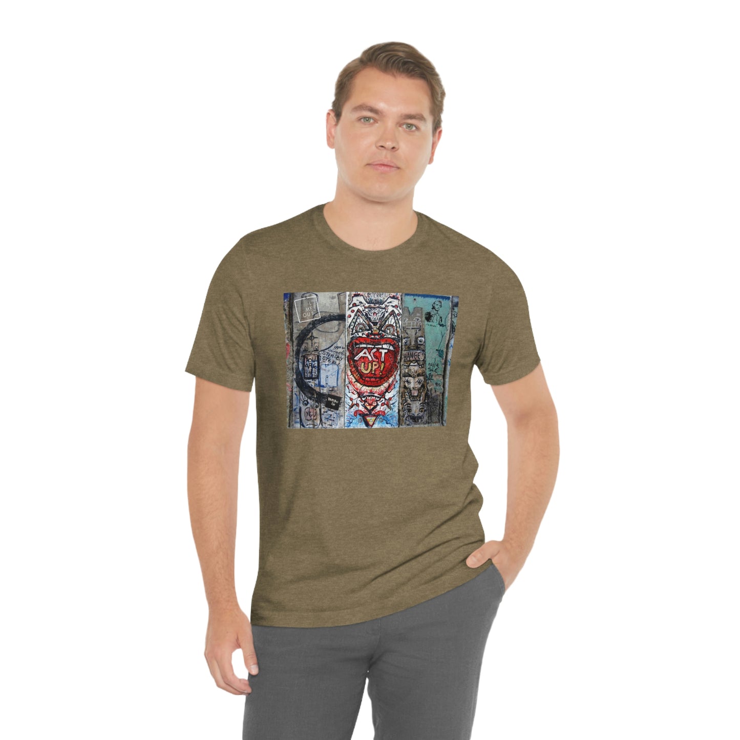 Act Up! Berlin Wall Graffiti Tee
