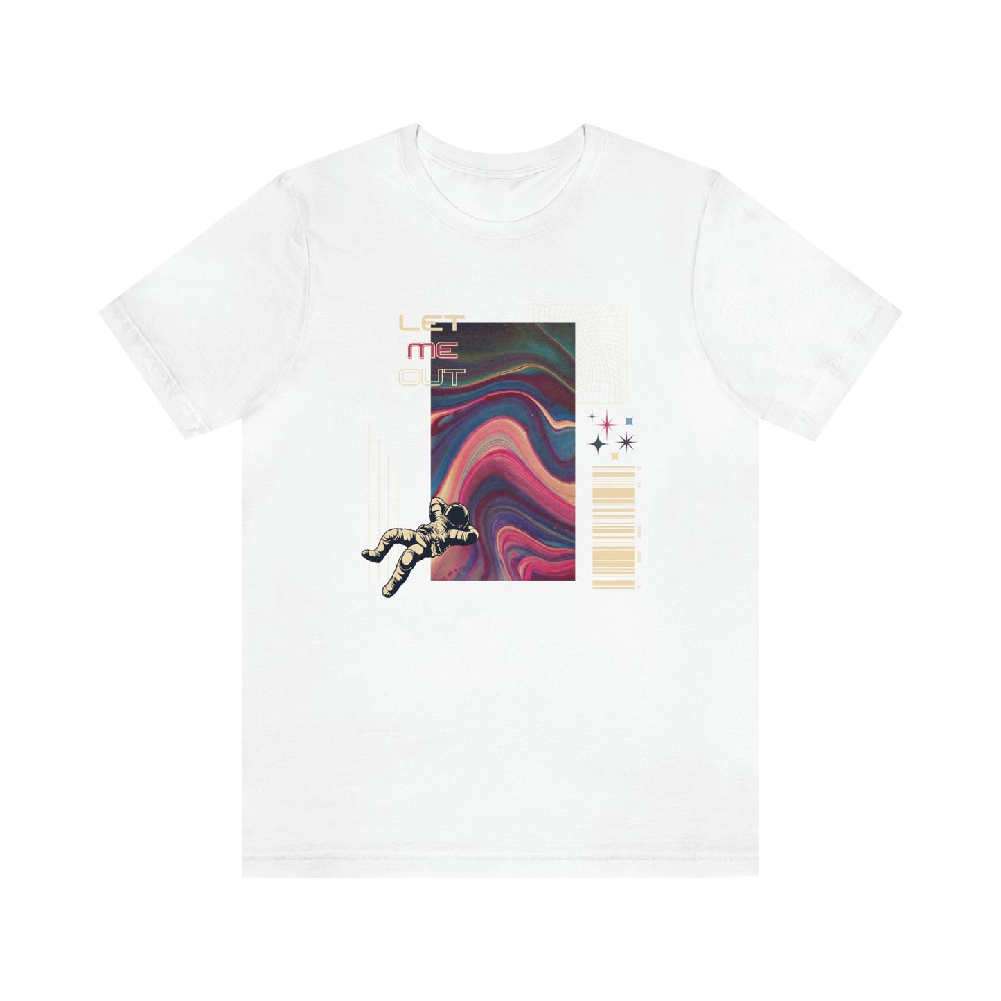 Let Me Out Retro-Space Short Sleeve Tee