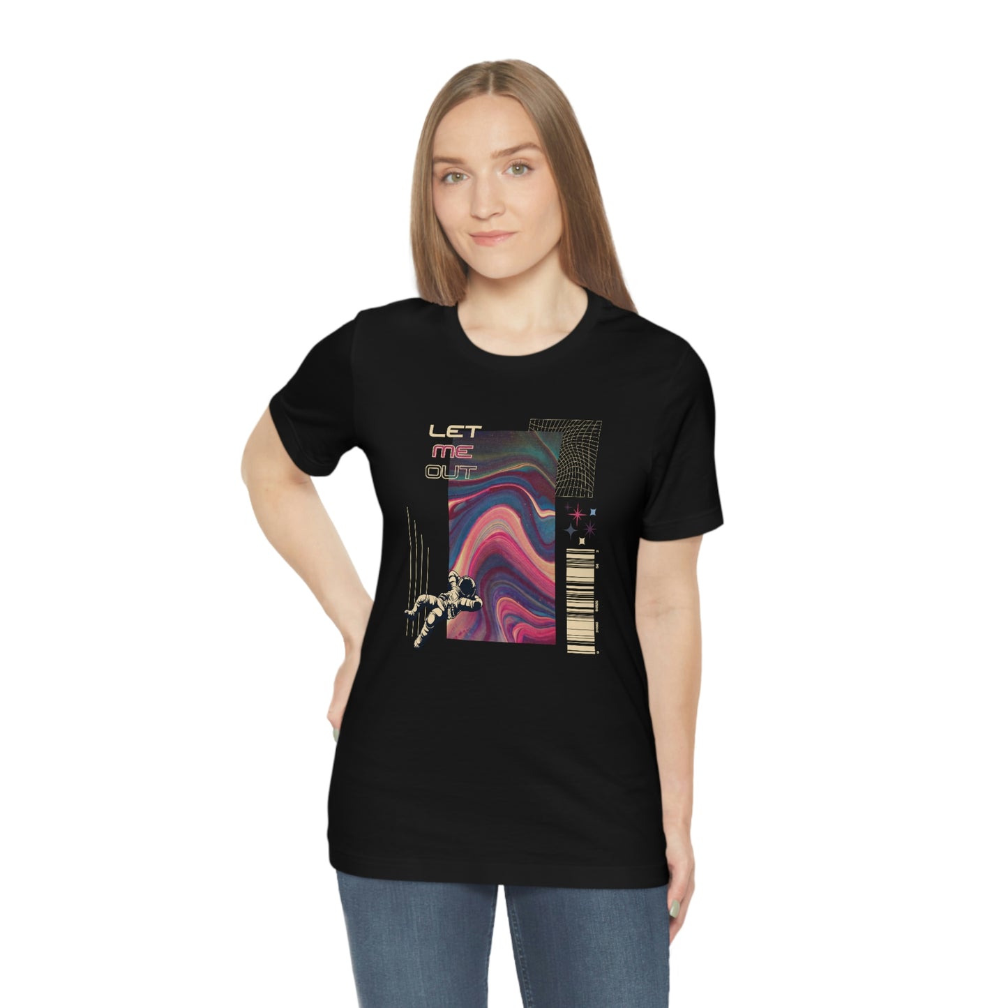 Let Me Out Retro-Space Short Sleeve Tee