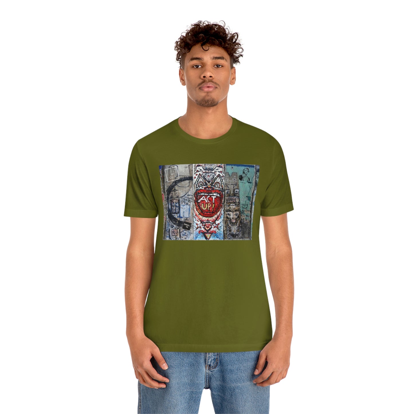 Act Up! Berlin Wall Graffiti Tee