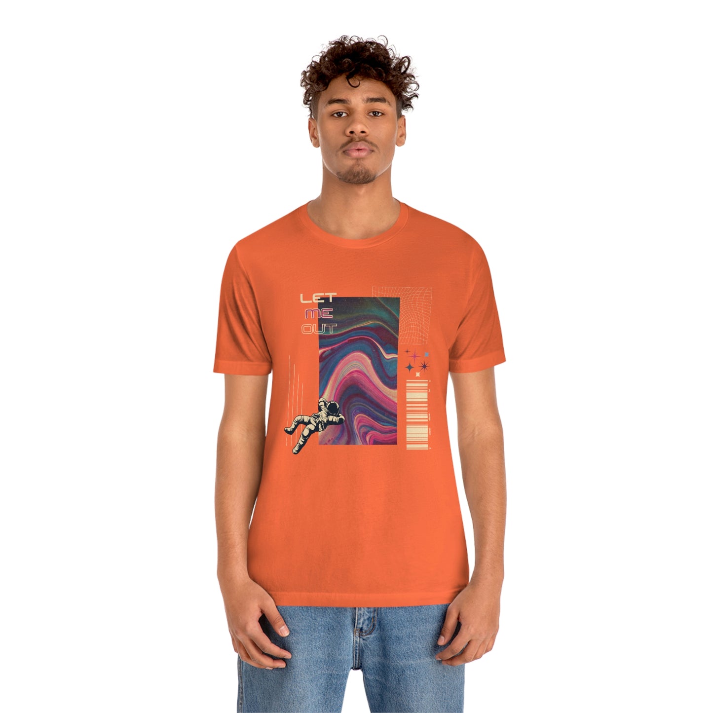 Let Me Out Retro-Space Short Sleeve Tee