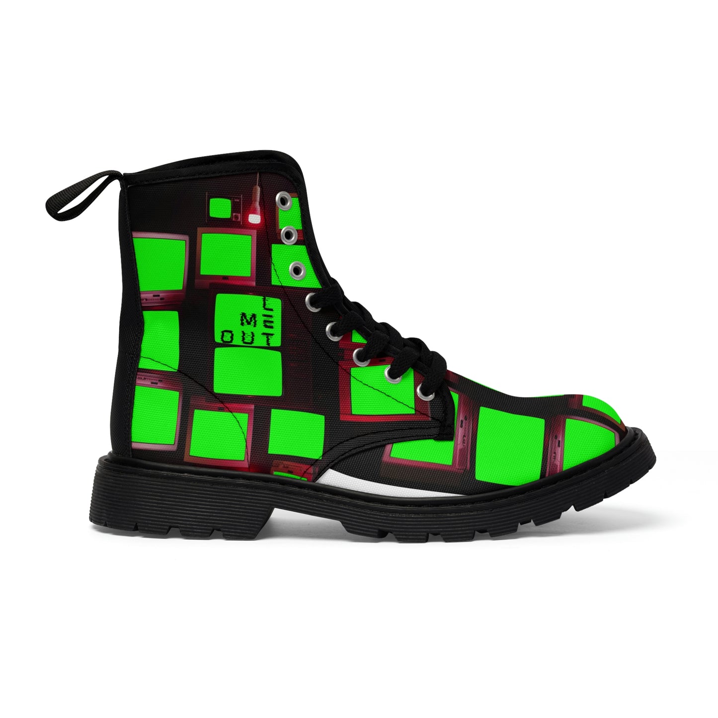 Let Me Out TV's Canvas Boots