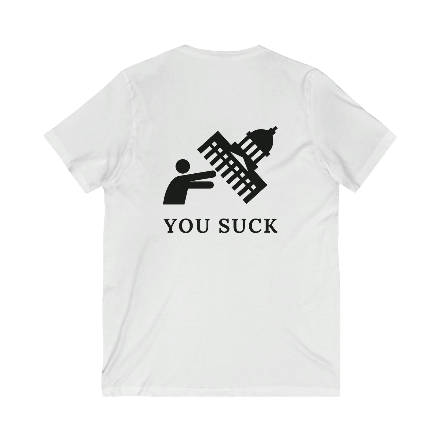 Let me out to overthrow the government V-Neck Tee