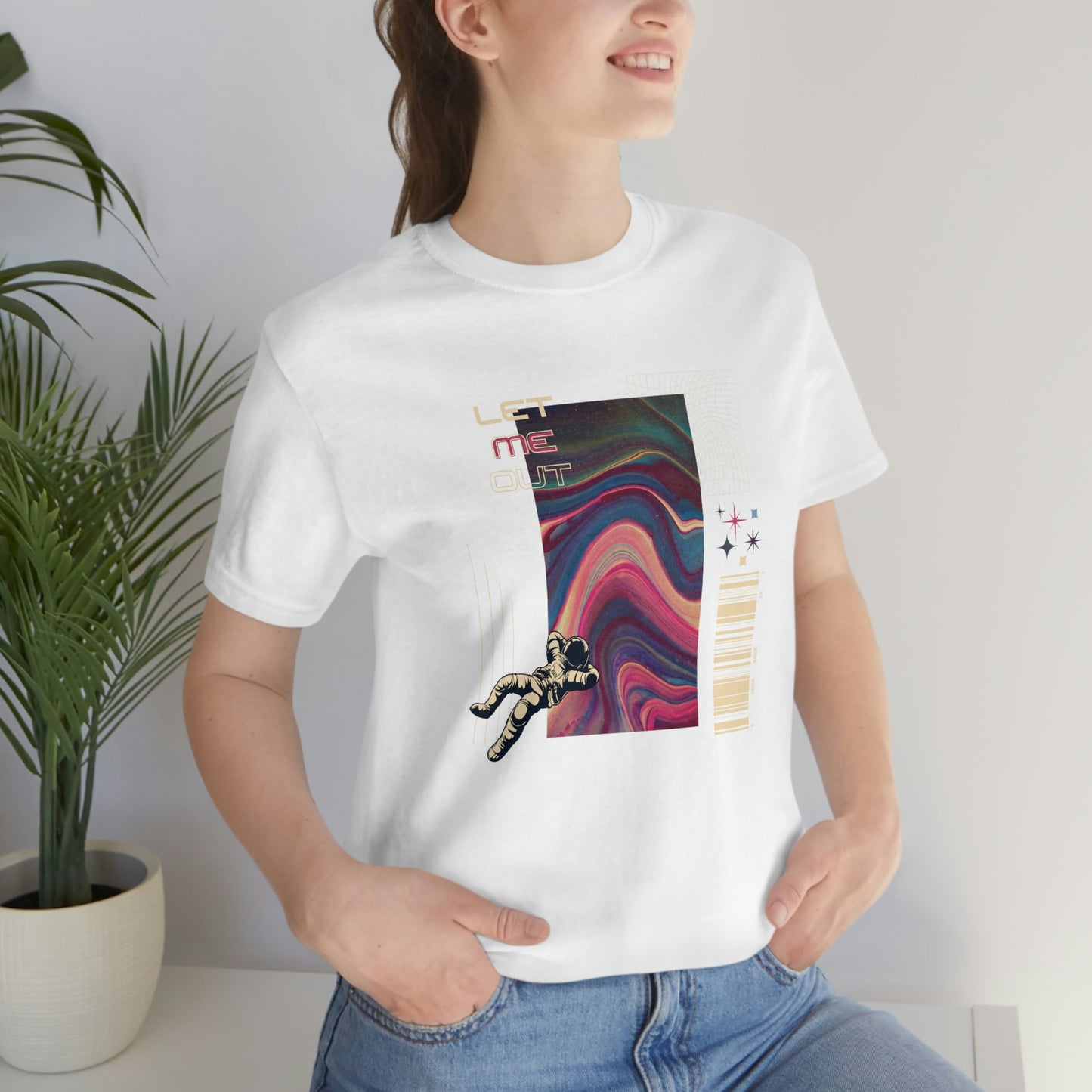 Let Me Out Retro-Space Short Sleeve Tee