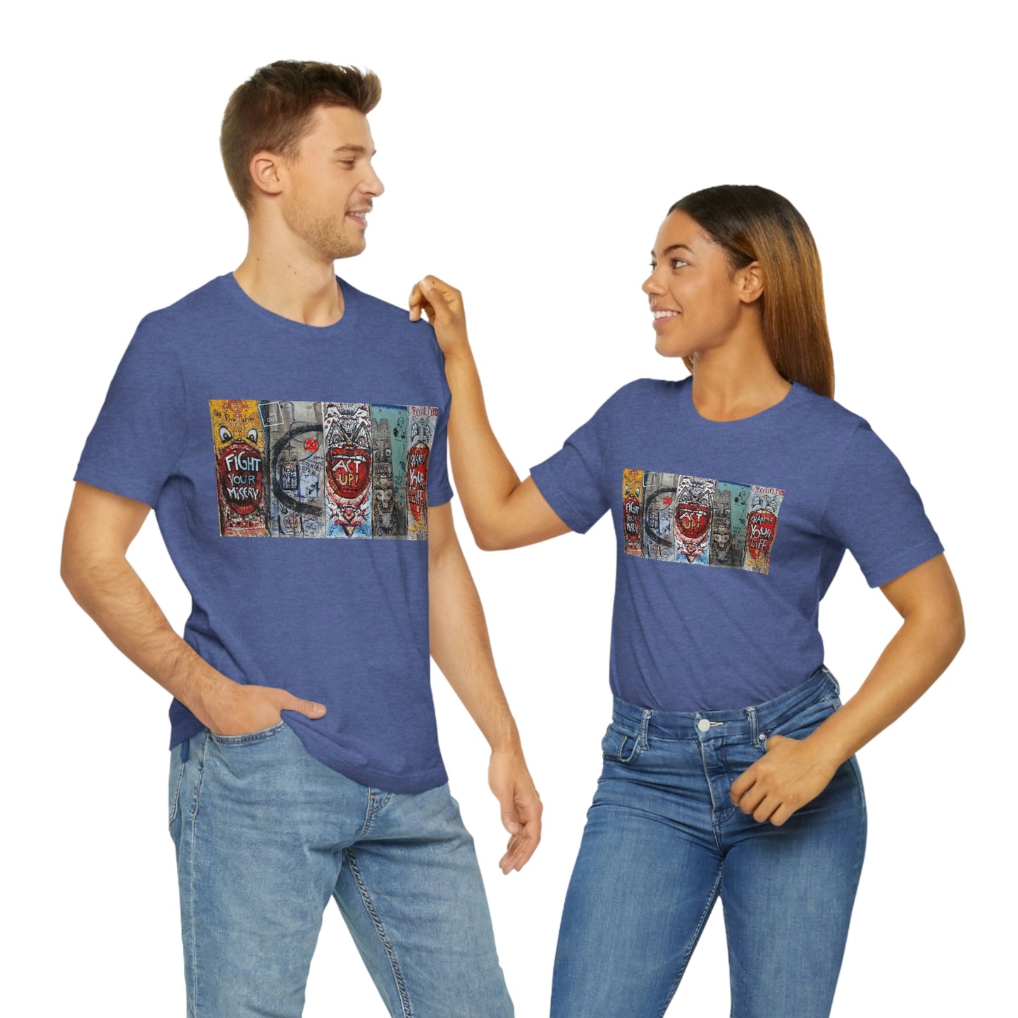 Let Me Out Act up happily Short Sleeve Tee