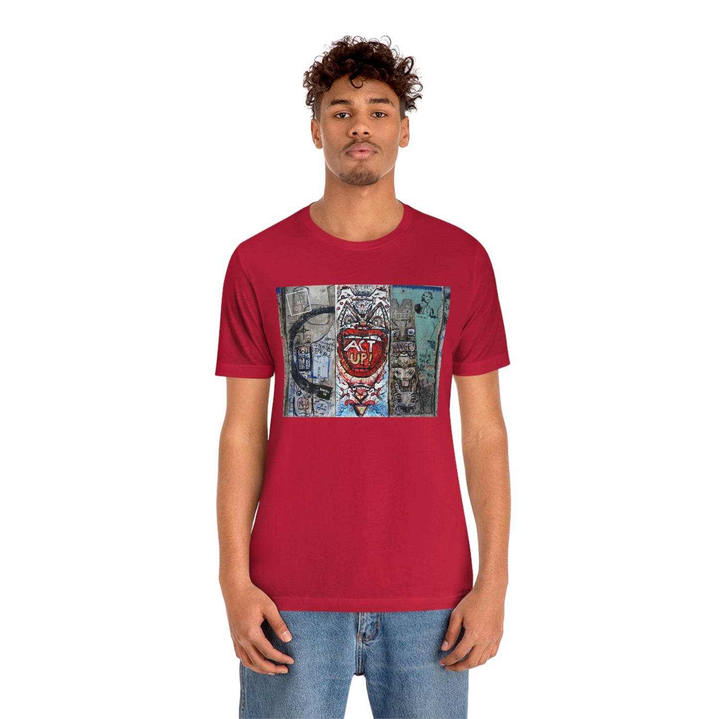 Act Up! Berlin Wall Graffiti Tee