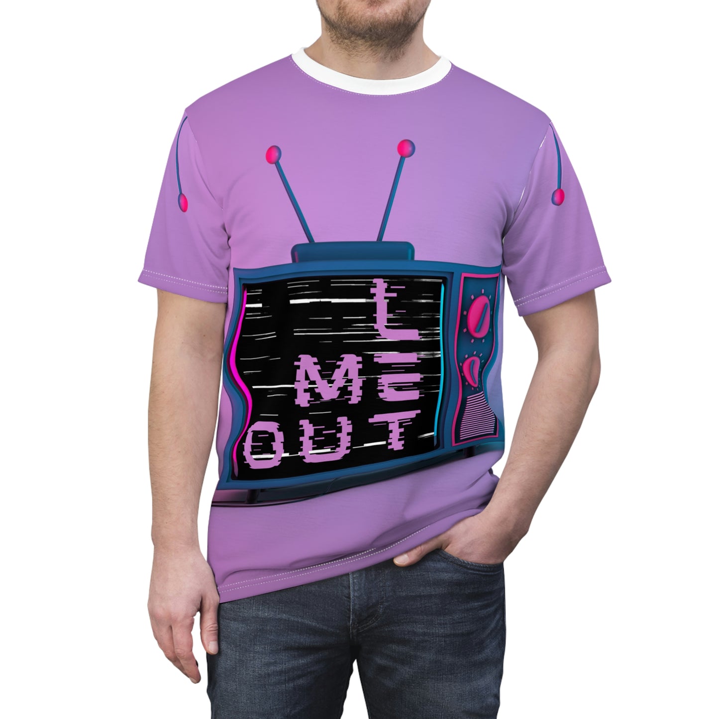 Let Me Out TV Polyester Tee