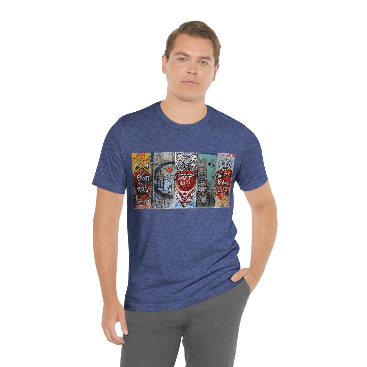 Let Me Out Act up happily Short Sleeve Tee