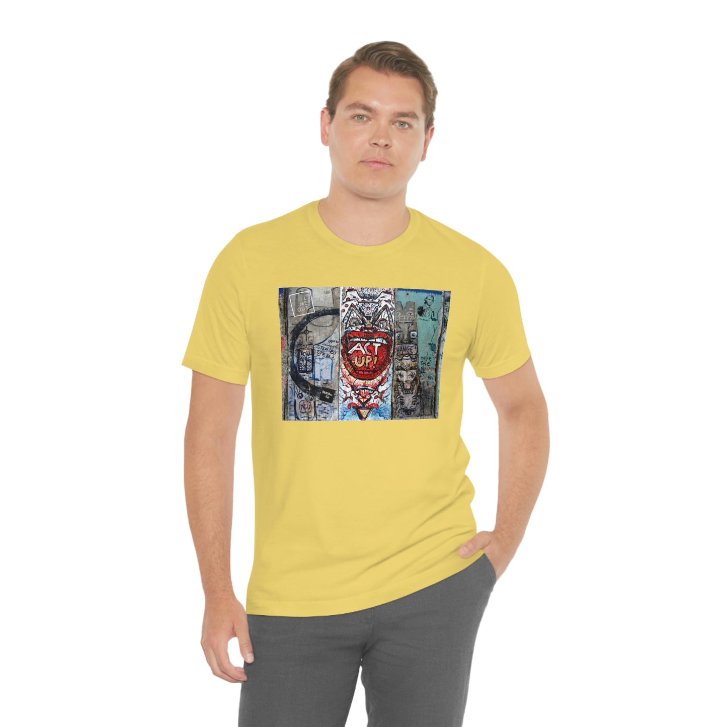 Act Up! Berlin Wall Graffiti Tee