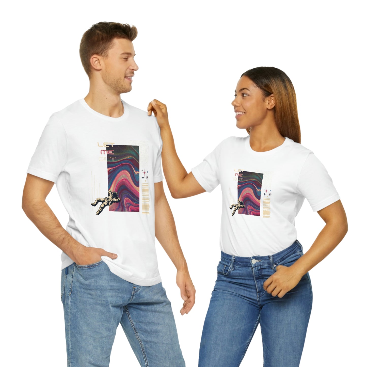 Let Me Out Retro-Space Short Sleeve Tee