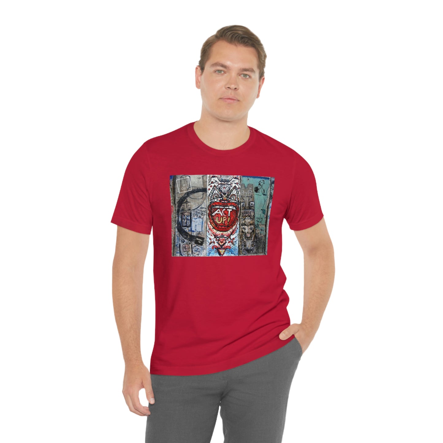 Act Up! Berlin Wall Graffiti Tee