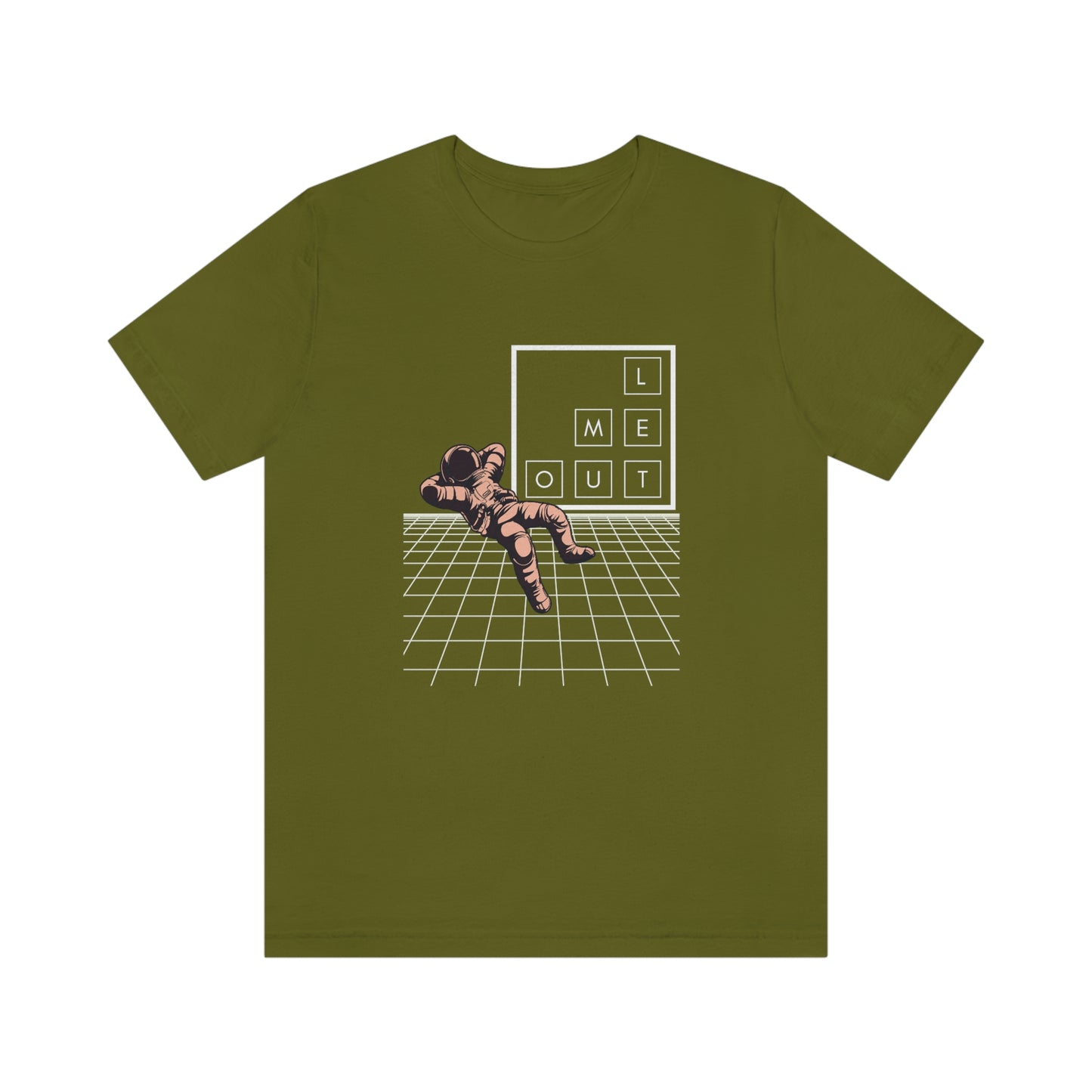 Let me WAY out short sleeve tee