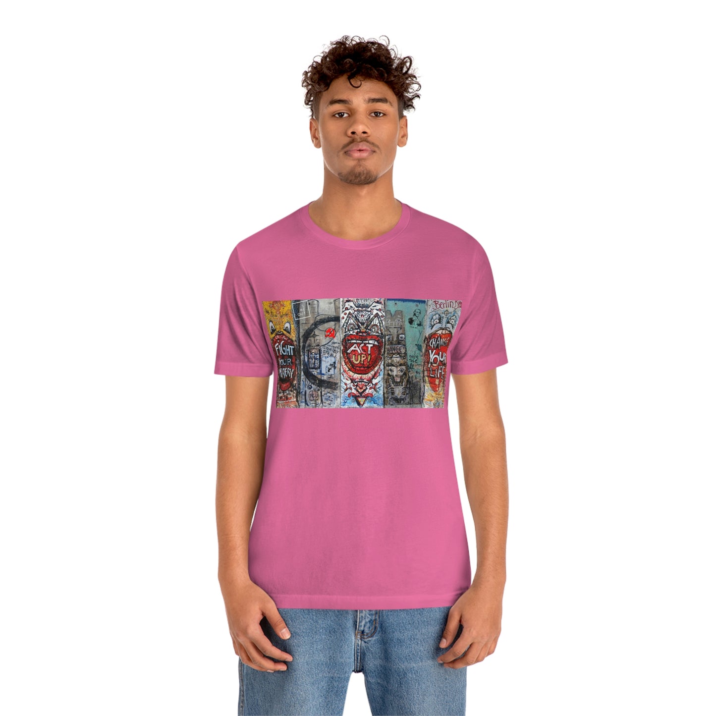 Let Me Out Act up happily Short Sleeve Tee