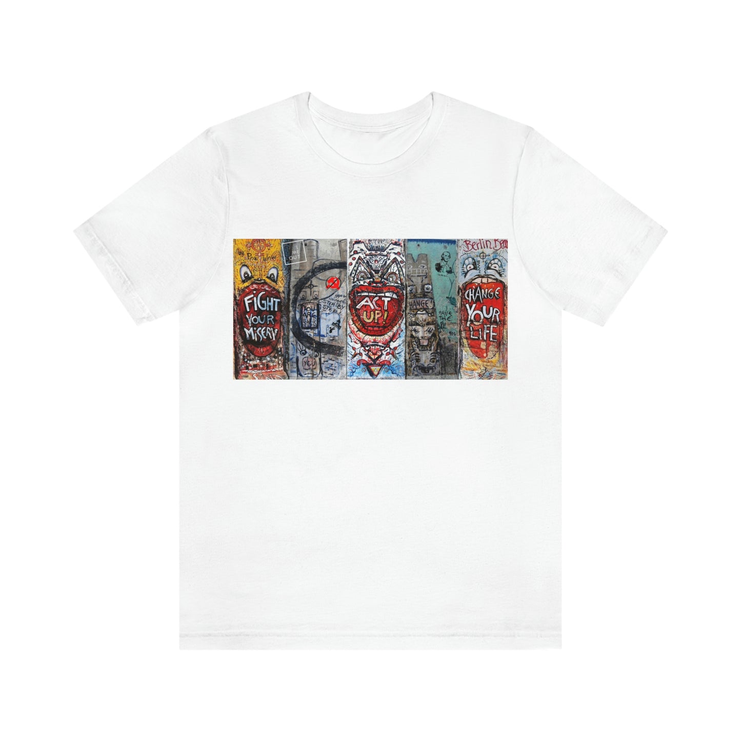 Let Me Out Act up happily Short Sleeve Tee