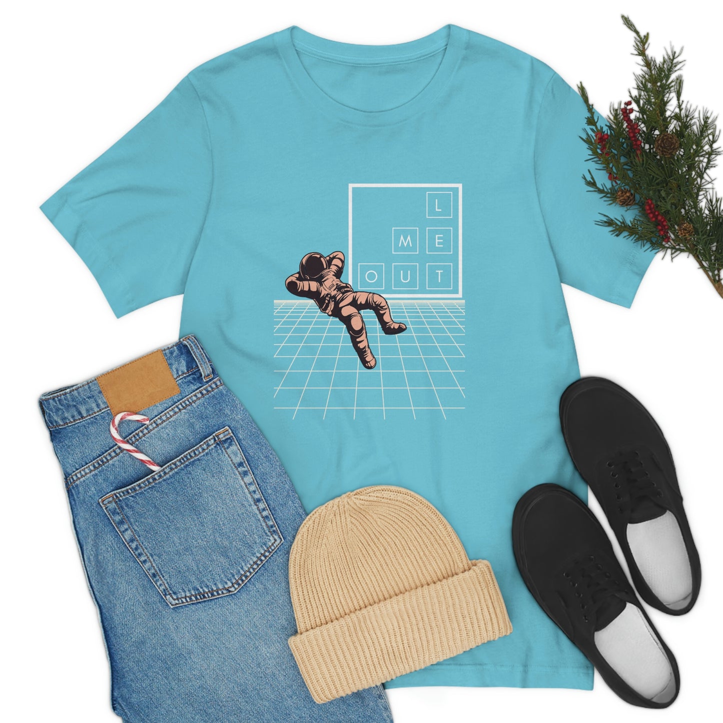Let me WAY out short sleeve tee