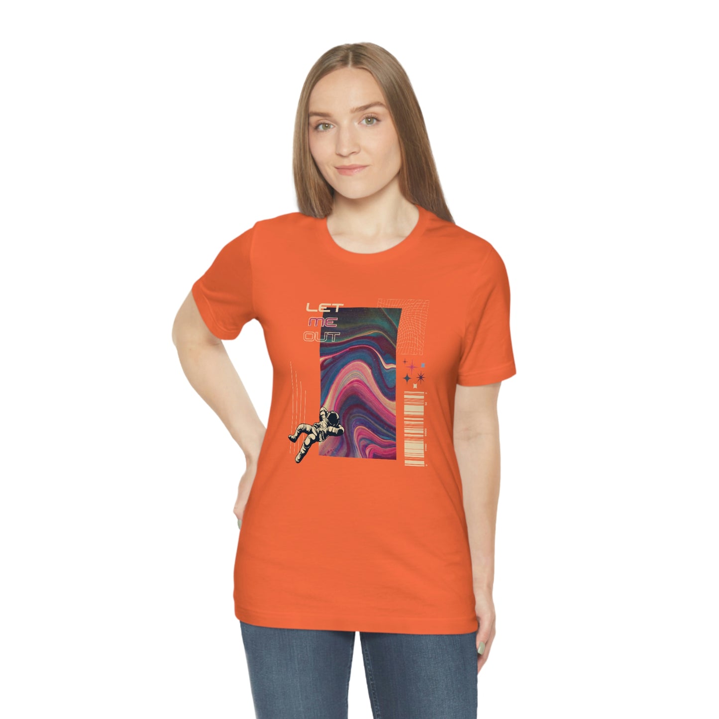 Let Me Out Retro-Space Short Sleeve Tee