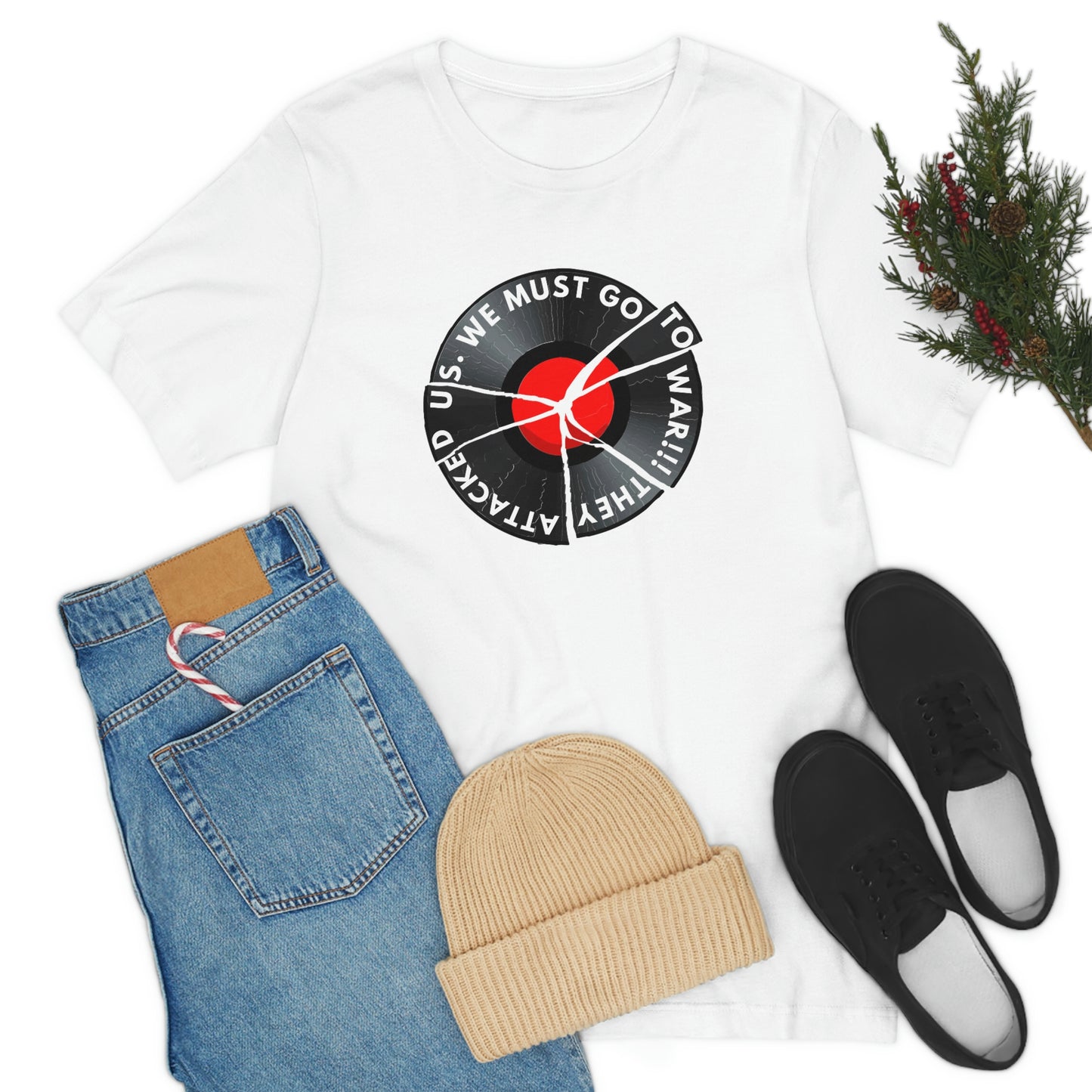 Let Me Out of this Broken Record Short Sleeve Tee