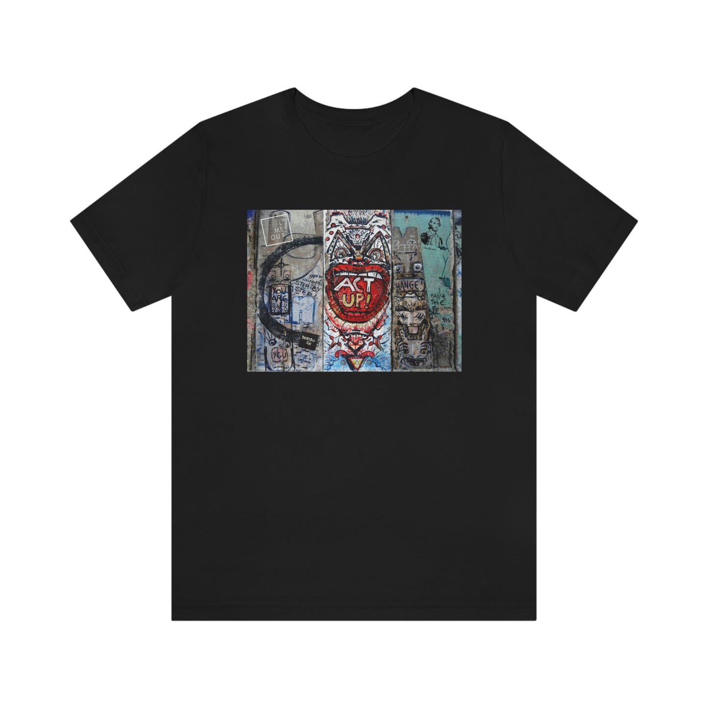 Act Up! Berlin Wall Graffiti Tee