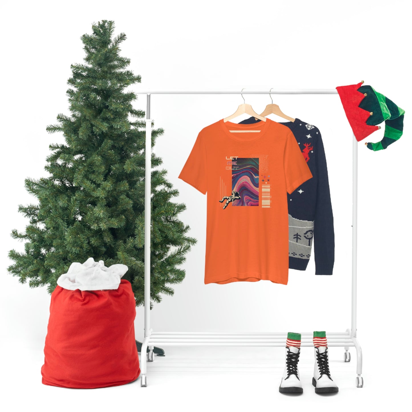 Let Me Out Retro-Space Short Sleeve Tee