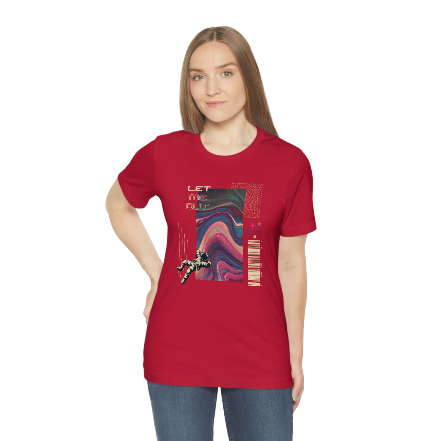 Let Me Out Retro-Space Short Sleeve Tee